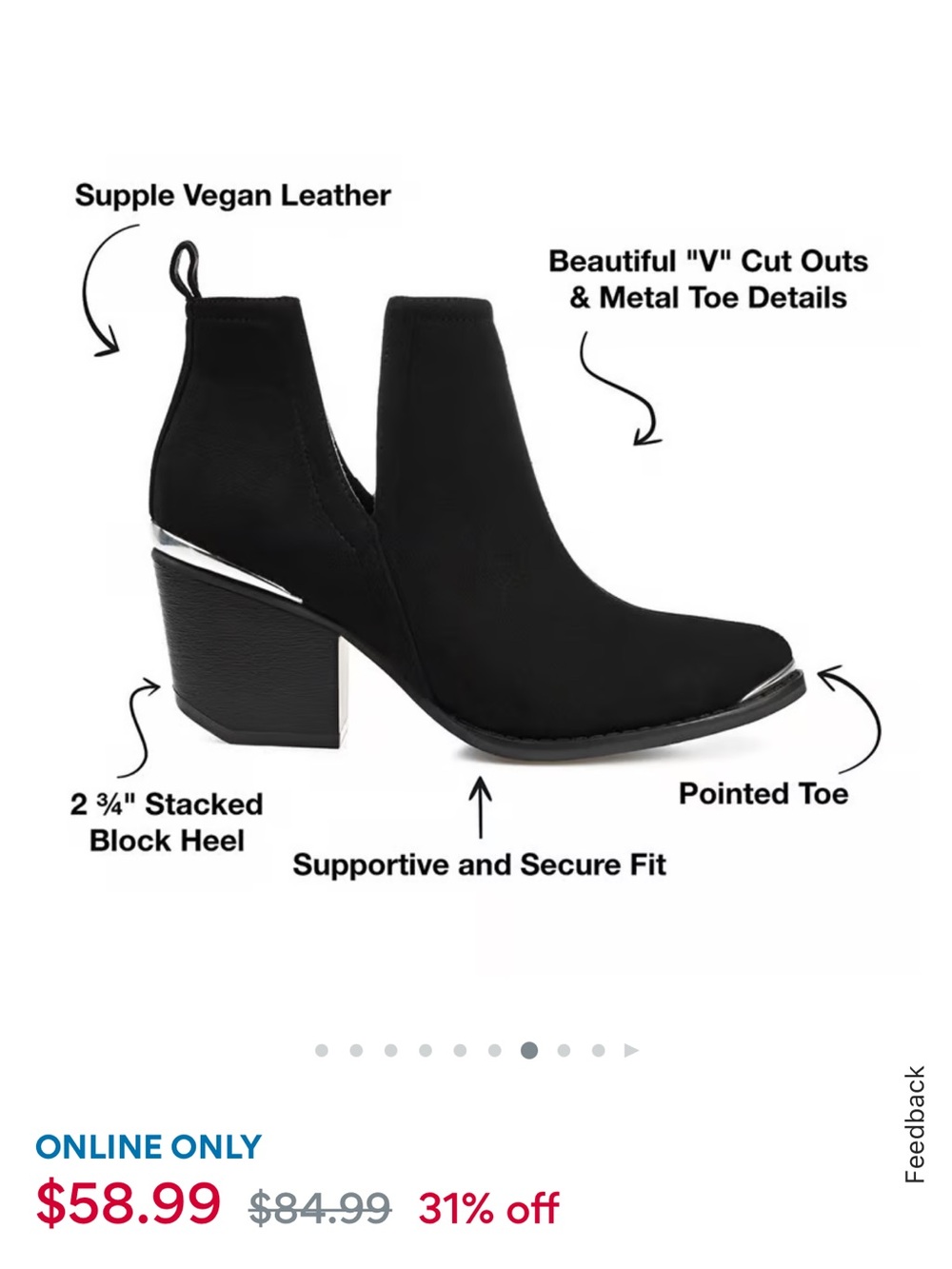 Journee Collection Issla Pull-On Booties